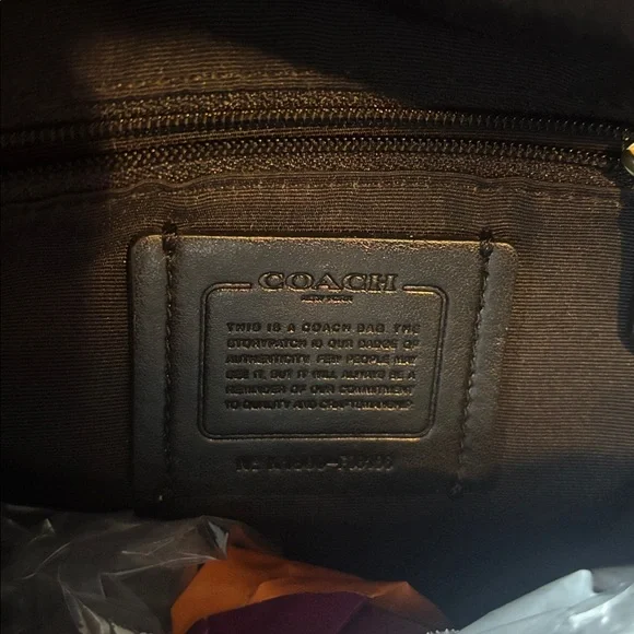 Coach Leather Backpack - Picture 5 of 5